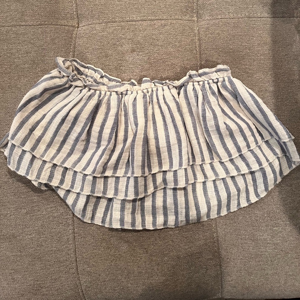 Cropped elastic top